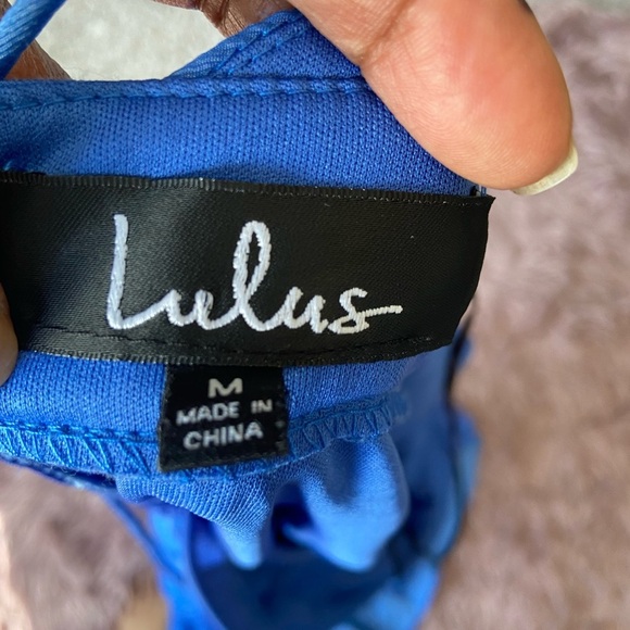 Lulu’s Blue Maxi Dress - Picture 7 of 15